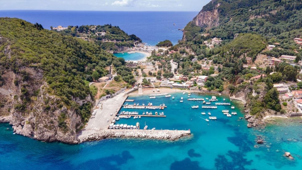 kerkyra limani Palaiokastritsa